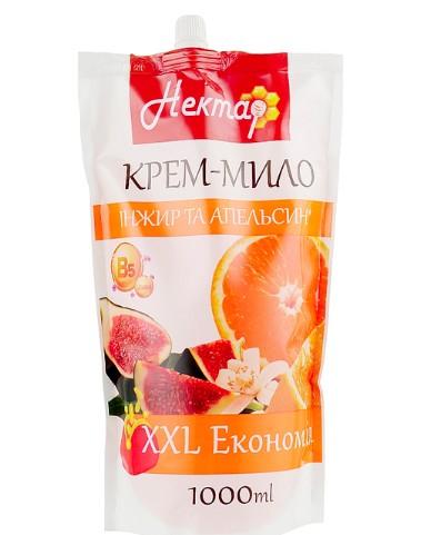 Нектар крем-мило дой-пак 1000мл інжир і апельсин